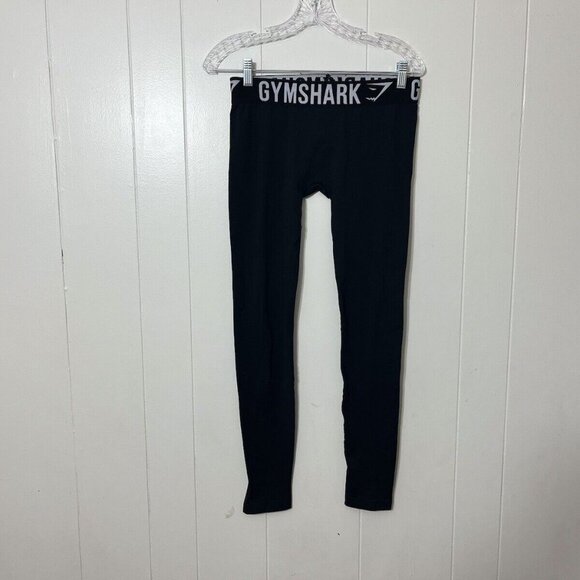 GYMSHARK Black Leggings Low Rise Athletic (No size) - Picture 1 of 5